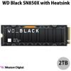 WD Black SN850X WDS200T2XHE - SSD NVMe M.2 PCIe 4.0 da 2 TB con dissipatore