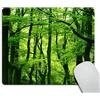 Wasach Tappetino per Mouse Verde con Alberi della Foresta Pluviale Tropicale - Bella Personalità Fresca per Gioco