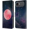 Head Case Designs Custodia a portafoglio in pelle con licenza ufficiale Cosmo18 Pink Moon Space compatibile con Apple iPhone 17 Air