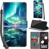 Haninsuze Cover per Google Pixel 7A, artico | Pelle PU Portafoglio, Porta Carte, Magnetica, Libro, Antiurto Custodia