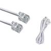 vetrine in rete Vetrineinrete® Prolunga telefonica cavo da 1.5 3 5 10 metri connettori plug RJ11 modem telefono fac anti aggrovigliamento (1,5 mt) F1