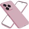 Generico Custodia Compatibile con Realme C61 4G RMX3933 Realme C63 4G RMX3939 Realme Note 60 schermo display lcd 6.78 BACK COVER case GEL SILICONE protezione flessibile SLIM matte MORBIDA TPU (Rosa)