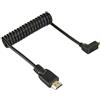 Atomos Atmos ATOMCAB007 -Cavo a spirale con angolo a 90° micro HDMI a full HDMI