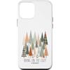 Cozy Christmas Custodia per iPhone 12 mini Bring On The Cozy Cottagecore Winter Forest Woodland