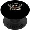 Merry Yule Happy Winter Solstice Holiday Buon Natale pagano del solstizio PopSockets PopGrip Adesivo
