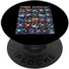 Funny Astronomy Learning Educational Kid Space Alphabet A-Z Astronomy STEM Learning Educational PopSockets PopGrip Adesivo