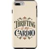 Thrift Store Findin Custodia per iPhone 7 Plus/8 Plus Divertente parsimonioso è il mio negozio di articoli usati cardio dicendo