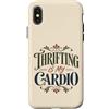Thrift Store Findin Custodia per iPhone X/XS Divertente parsimonioso è il mio negozio di articoli usati cardio dicendo