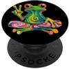 Colorful Frog - Peace Rana - Rana colorata - Pace PopSockets PopGrip Adesivo