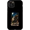 Merry Yule Happy Winter Solstice Holiday Custodia per iPhone 11 Pro Faresti meglio a guardare fuori Yule Cat cultura islandese Pagan