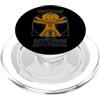 Grandio Design Halloween Horror Vitruvian Man Pumpkin Voodoo Bambola spaventosa Halloween PopSockets PopGrip per MagSafe