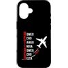 Cruising Ahead Aviation Designs Custodia per iPhone 16 Ritirato 2026 Pilota Alfabeto fonetico Pensionamento aereo