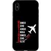 Cruising Ahead Aviation Designs Custodia per iPhone XS Max Ritirato 2026 Pilota Alfabeto fonetico Pensionamento aereo