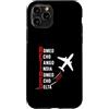 Cruising Ahead Aviation Designs Custodia per iPhone 11 Pro Ritirato 2026 Pilota Alfabeto fonetico Pensionamento aereo