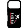 Cruising Ahead Aviation Designs Custodia per iPhone 17 Pro Ritirato 2026 Pilota Alfabeto fonetico Pensionamento aereo