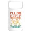 Clever Equation Math Humor Custodia per iPhone 17 Pro Max Ecco dove ho disegnato la linea Retro Math Algebra Pun