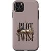 Midnight Chapter Society Custodia per iPhone 11 Pro Max Trama Twist Gothic Book Lover Raven Dark Academia Lettura