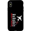 Cruising Ahead Aviation Designs Custodia per iPhone X/XS Ritirato 2026 Pilota Alfabeto fonetico Pensionamento aereo