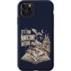 Fantasy Bookish Realm Custodia per iPhone 11 Pro Max Fantasy Reader Dragon Castle Amante dei libri