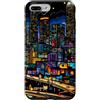 Atlanta Georgia Skyline Designs Custodia per iPhone 7 Plus/8 Plus atlanta, georgia, colorito, centro, orizzonte, paesaggio urbano