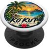 Sud-Est Asiatico: Thailand Ko Kut Thailandia Palme Pontile Tramonto Spiaggia Souvenir PopSockets PopGrip Adesivo