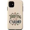 Thrift Store Findin Custodia per iPhone 11 Divertente parsimonioso è il mio negozio di articoli usati cardio dicendo