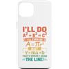 Clever Equation Math Humor Custodia per iPhone 13 Ecco dove ho disegnato la linea Retro Math Algebra Pun