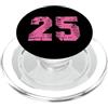 Leggende dello sport Baseball Softball Rosa Numero #25 PopSockets PopGrip per MagSafe