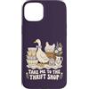 Thrift Store Findin Custodia per iPhone 15 Plus Divertente negozio dell'usato oca Cottagecore Vintage