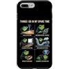 Laser Engraving Workshop Humor & Digital Custodia per iPhone 7 Plus/8 Plus Cose che faccio nel mio tempo libero incisione laser legno rana