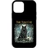 Merry Yule Happy Winter Solstice Holiday Custodia per iPhone 12 mini Il gatto Yule Solstizio d'inverno felice Yule Yuletide Natale
