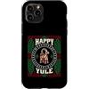 Merry Yule Happy Winter Solstice Holiday Custodia per iPhone 11 Pro Felice Yule Solstizio d'Inverno Yuletide Pagan Brutto Natale
