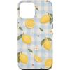 Lemon Gingham Arts Custodia per iPhone 12 mini Motivo Cottagecore a quadretti al limone