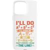 Clever Equation Math Humor Custodia per iPhone 15 Pro Max Ecco dove ho disegnato la linea Retro Math Algebra Pun