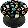 Disney Pixar Disney and Pixar's Monsters, Inc. Monstropolis Icons Pattern PopSockets PopGrip Adesivo