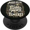 Caminho e Fé Salmo portoghese 23 4 Versetto biblico cristiano Fede PopSockets PopGrip Adesivo