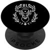 Merry Yule Happy Winter Solstice Holiday Yule Cervo Solstizio d'Inverno Felice Yuletide Natale Gotico PopSockets PopGrip Adesivo