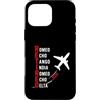 Cruising Ahead Aviation Designs Custodia per iPhone 16 Pro Max Ritirato 2026 Pilota Alfabeto fonetico Pensionamento aereo