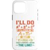 Clever Equation Math Humor Custodia per iPhone 16 Pro Max Ecco dove ho disegnato la linea Retro Math Algebra Pun
