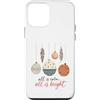 Cozy Christmas Custodia per iPhone 12 mini All Is Calm All Is Bright Retro Christmas Ornaments