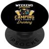 NextLevel Merch Campeggio previsioni del fine settimana con possibilità di bere birra PopSockets PopGrip Adesivo