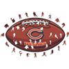 Iconic Puzzles Puzzle iconici, stemma dei Chicago Bears, puzzle in legno ecologicamente sostenibile al 100%