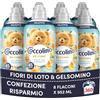 Coccolino Ammorbidente Concentrato Perfume Fiori di loto e gelsomino, Ammorbidente Lavatrice, Freschezza Lunga Durata, Dermatologicamente Testato, 45 Lavaggi, 8 x 952 ml