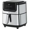 Electrolux Friggitrice ad Aria 1800W E6Af1-6St Argento/Nero | potenza 1800 W, 8 programmi preimpostati, dimensioni 43x42,5x42,5 cm, peso 7,3 kg