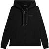 FREDDY - Felpa Donna con Zip e Cappuccio, Felpa Sportiva per la Palestra con Logo Strass - Regular Fit