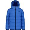 Under Armour Giacca Piumino Pronto Colourblock per Bambino con Tecnologia UA Storm - Invernale Calda e Leggera con Cappuccio, Tasche con Bottoni a Pressione, 6-14 Anni