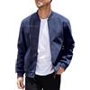 QUNERY Giacca Mezza Stagione Uomo Bomber Jacket in pelle scamosciata | Giacche bomber da uomo, Giacca da Aviatore, Leggera Casual Varsity Giacca Vintage Giacca Sportiva, Blouson