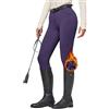 WILLIT Pantaloni da equitazione da donna, invernali, foderati, in pile, con inserti completi, per equitazione, equitazione, pantaloni termici con tasche, passanti per cintura