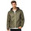Geographical Norway Uomo Giacca Boatglobe impermeabile cappuccio fisso antivento zip integrale polsini fondo elasticizzati leggero confortevole stile sportivo poliestere