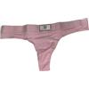 Victoria's Secret Shine Patch Cotone Perizoma Panty Colore Nero Shine Nuovo